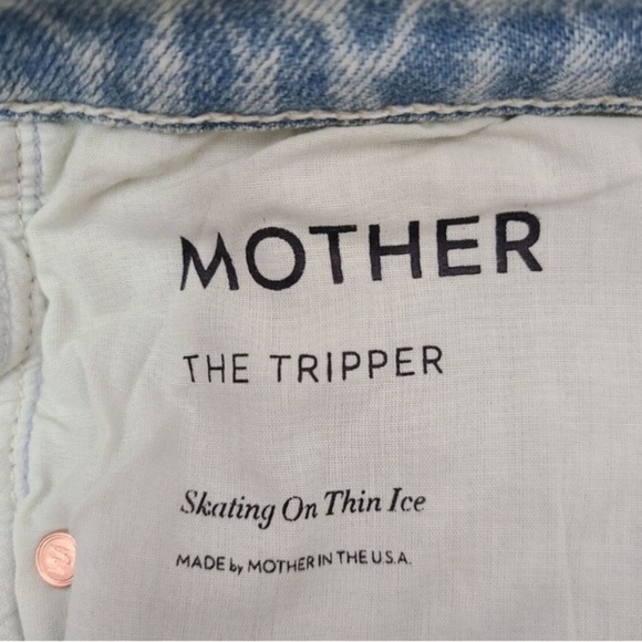 MOTHER SUPERIOR THE TRIPPER SKATING ON THIN ICE FULL LENGTH BUTTON FLY HI RISE - Picture 5 of 14